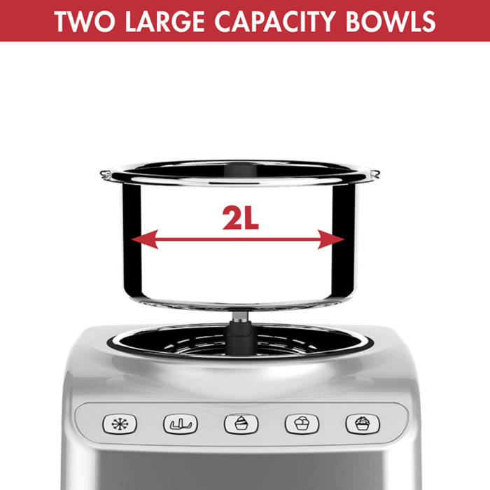 Magimix 11680 GELATO Expert Ice Cream Maker in Satin