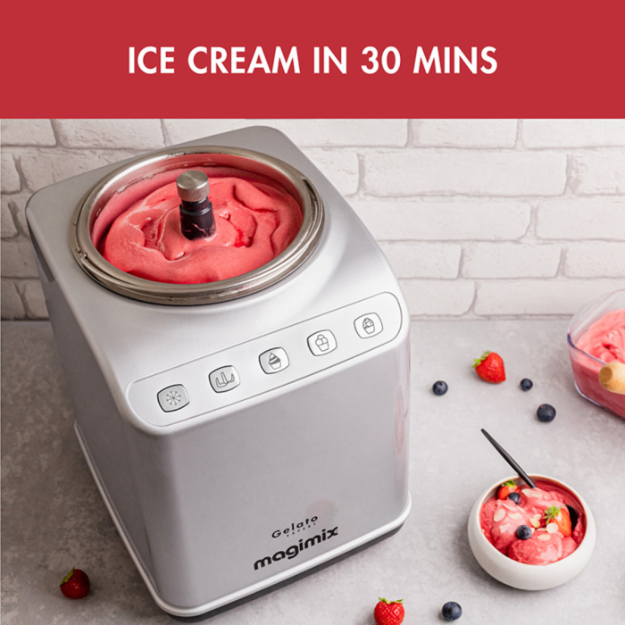 Magimix 11680 GELATO Expert Ice Cream Maker in Satin