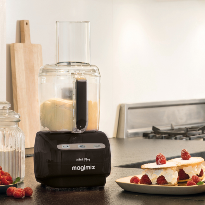 Magimix 18252 BLACK Le Mini Plus 400W Food Processor, Black Finish