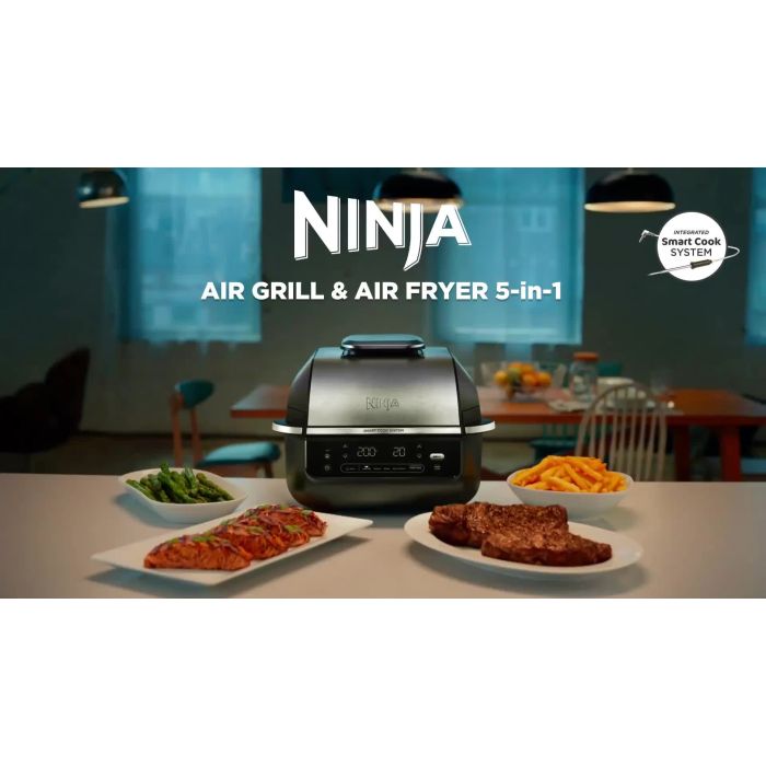 Ninja EG351UK Grill & Air Fryer - Black/Silver