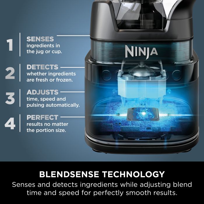 Ninja TB401UK Detect Power Blender Pro with Blendsense Technology - Black