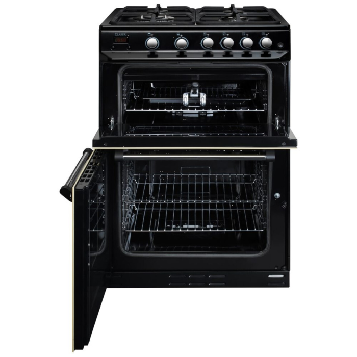 Rangemaster CLA60DFFCR/C Classic 60cm Dual Fuel Freestanding Cooker, Cream