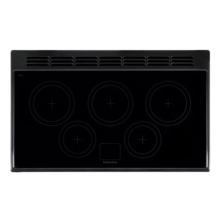 Rangemaster CLA90EICR/C (116950) CLASSIC 90cm Induction Range Cooker, Cream  - Chrome Trim