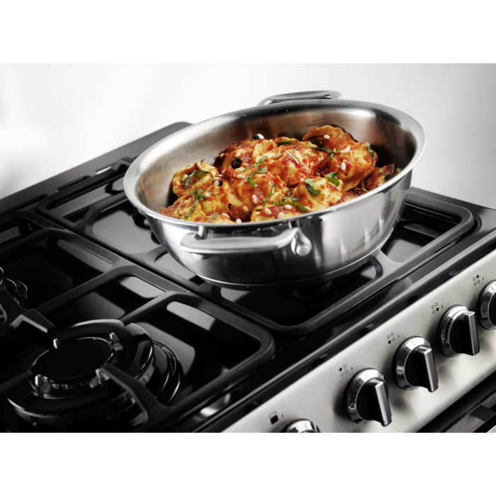 Rangemaster PROPL60NGFBL/C Professional+ 60cm Gas Freestanding Cooker, Black