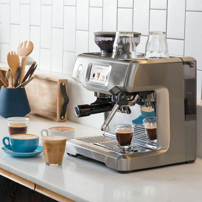 Sage SES880BSS The Barista Touch Coffee Machine, Stainless Steel