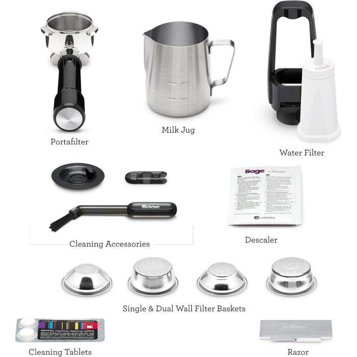 SAGE SES990BTR4GUK1 The Oracle Touch A Fully Automatic Coffee Machine, Black Truffle