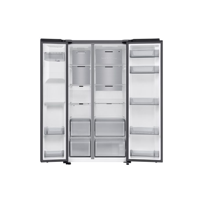 Samsung RS70F66KCFEU 91cm Side by Side American Fridge Freezer - Black