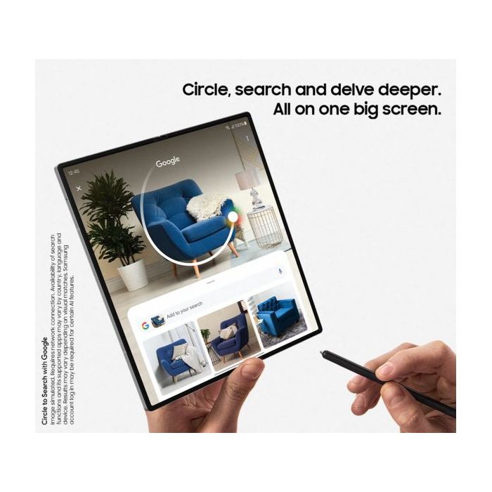 Samsung SM-F956BZSCEUB Z Fold 6 5G F956/DS, Silver Shadow, 512GB