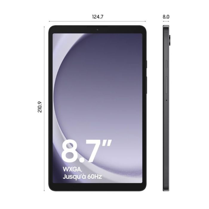 Samsung SM-X110NZAAEUB Galaxy Tab A9 (8.7inch, Wi-Fi) 64GB, Graphite