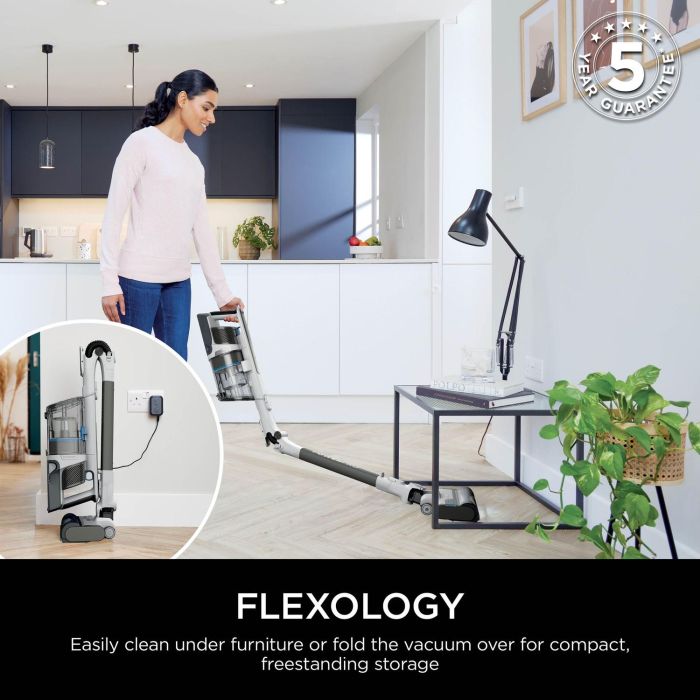 Shark IZ380UKT PowerPro Pet Cordless Stick Vacuum Cleaner - 50 Minutes Run Time - Java Metallic