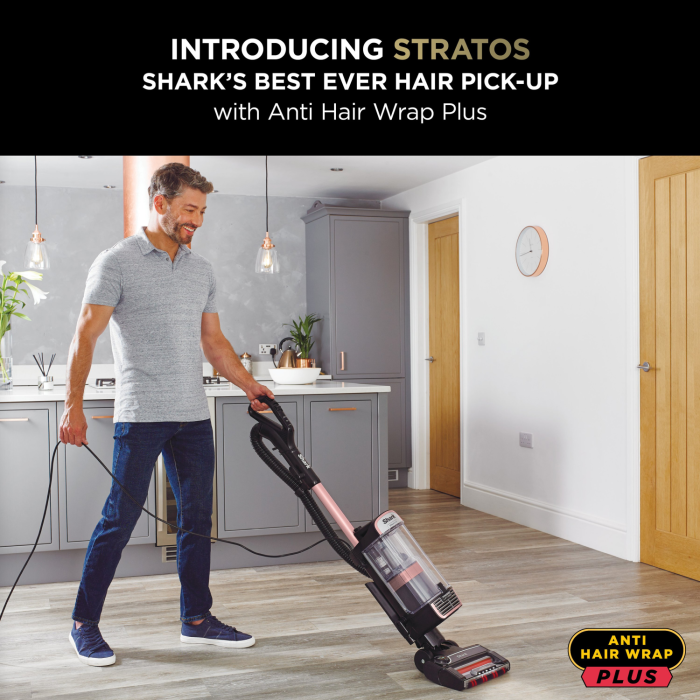 Shark NZ860UKT Stratos Anti Hair Wrap Plus Anti-Odour Upright Vacuum