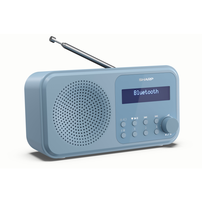 Sharp DR-P420 BL DR-P420BL Portable Digital Radio - Blue