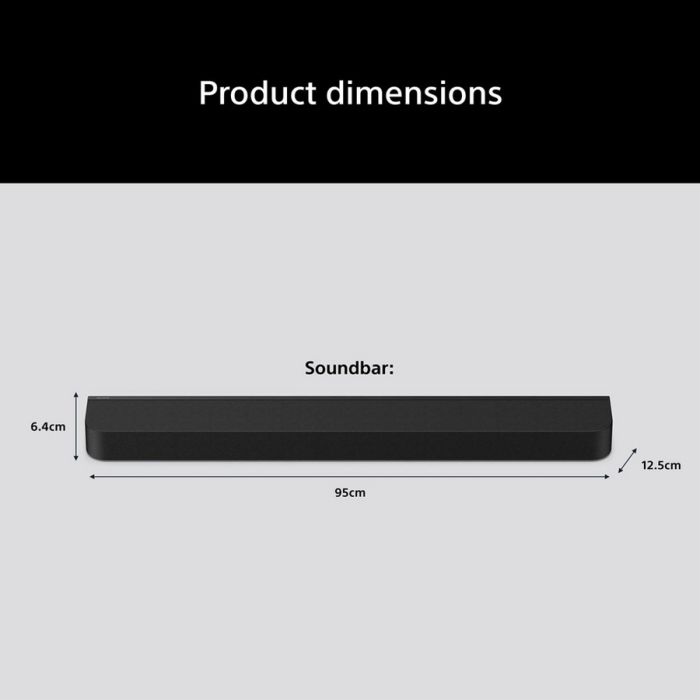 Sony HTA7100.CEK BRAVIA Theatre Bar 7 Dolby Atmos Soundbar - Black