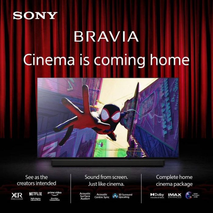 Sony K65XR80U 65inch BRAVIA 8 4K OLED Smart Google TV (2024)