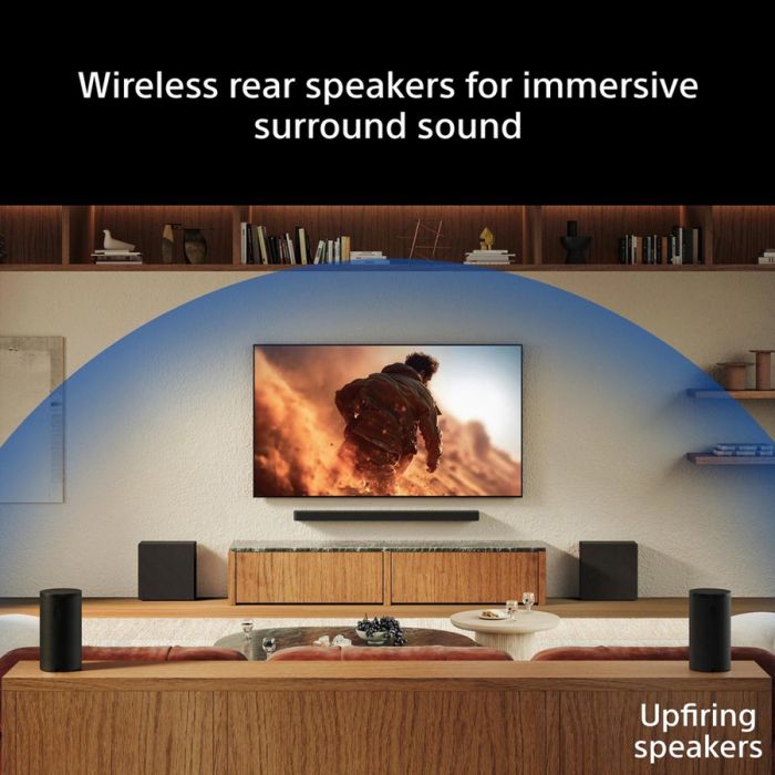 Sony SARS9.CEJ BRAVIA Theatre Rear 9 Wireless 180W Rear Speakers - Black