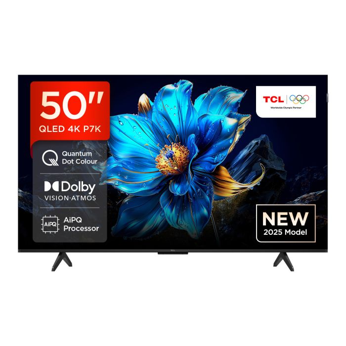 TCL 50P7K-UK 50inch 4K QLED Direct LED HDR Google TV