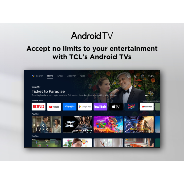 TCL 50V5C-UK 50inch QLED FHD HDR Android TV