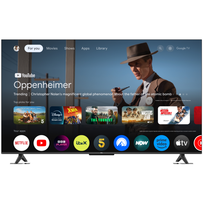 TCL 50V6C-UK 50inch 4K Direct LED HDR Google TV