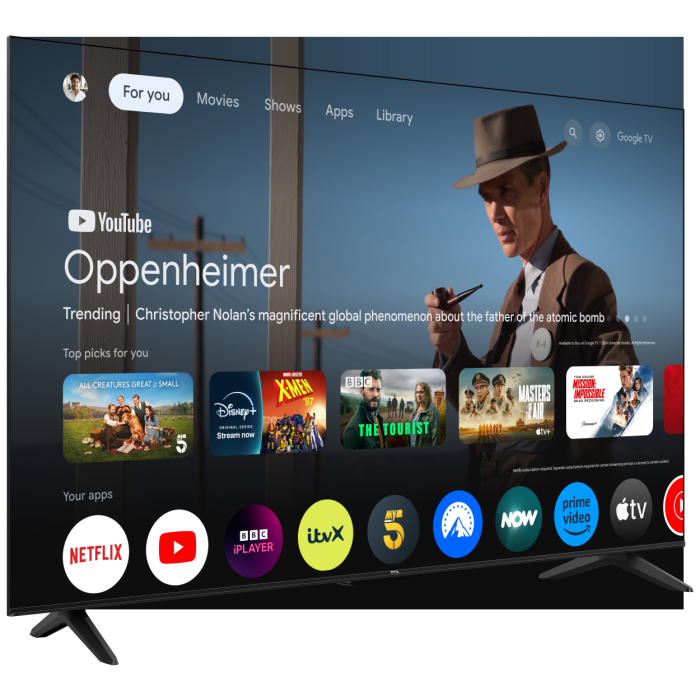 TCL 50V6C-UK 50inch 4K Direct LED HDR Google TV