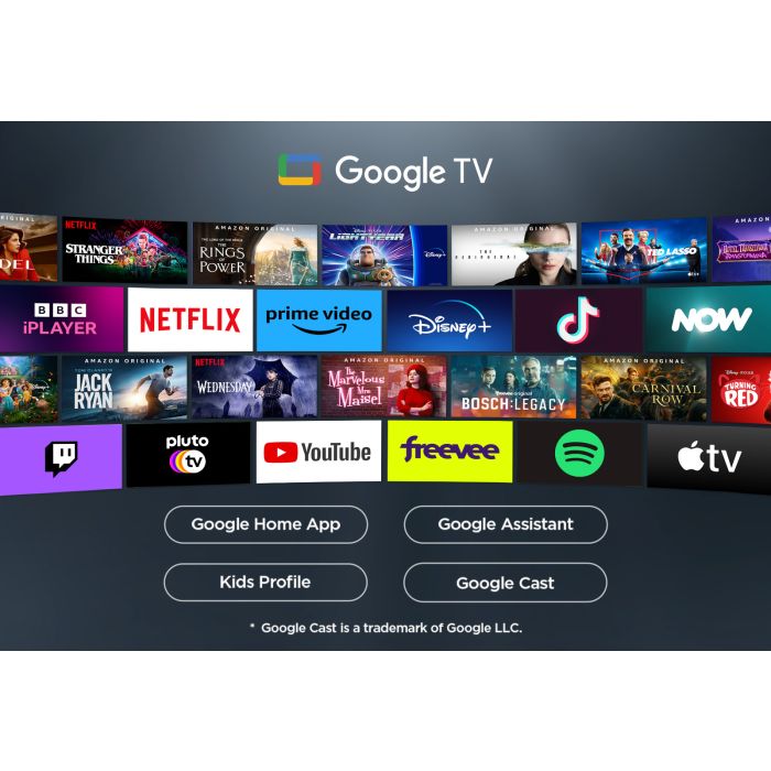 TCL 75T8C-UK 75inch 4K QLED HDR Ultra HD Google TV