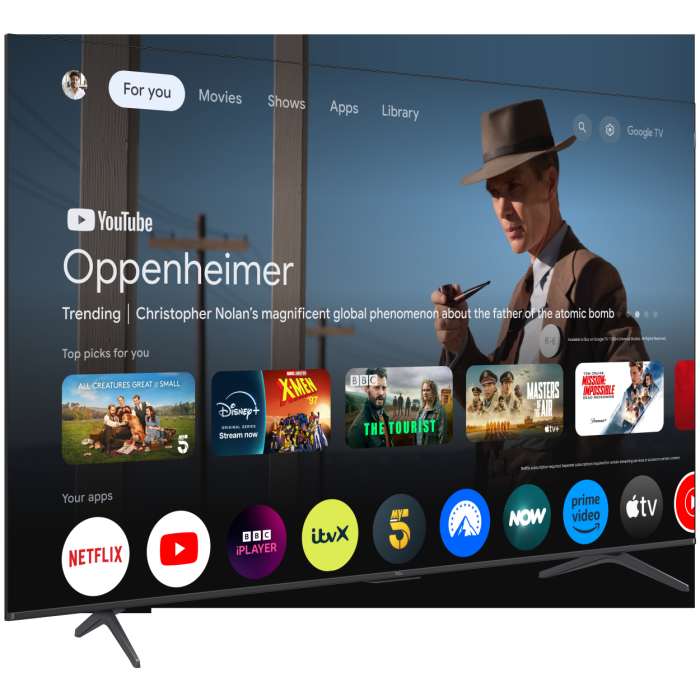 TCL 75T8C-UK 75inch 4K QLED HDR Ultra HD Google TV