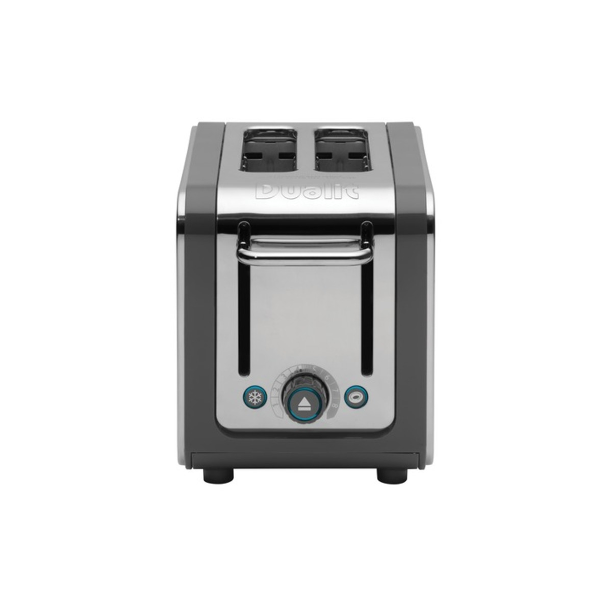 Dualit 26526 ARCHITECT 2 Slot Toaster, Grey/Stainless Steel