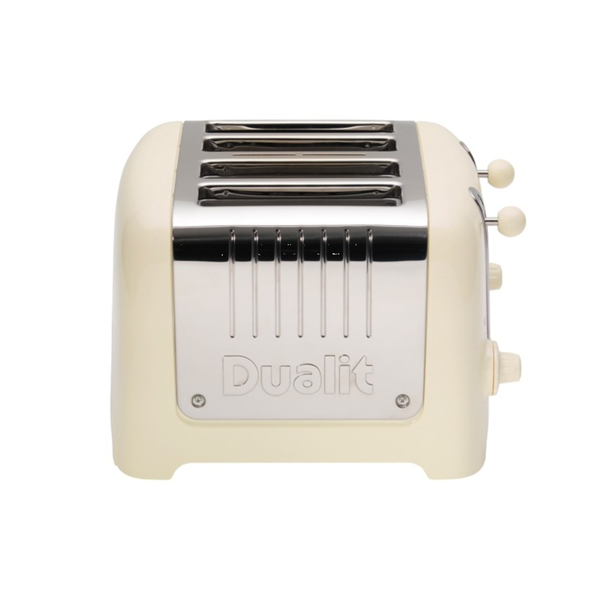 Dualit 46202 4 Slot Lite Toaster, Gloss Cream