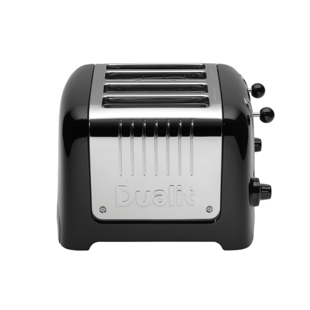 Dualit 46205 4 Slot Lite Toaster, Black Gloss