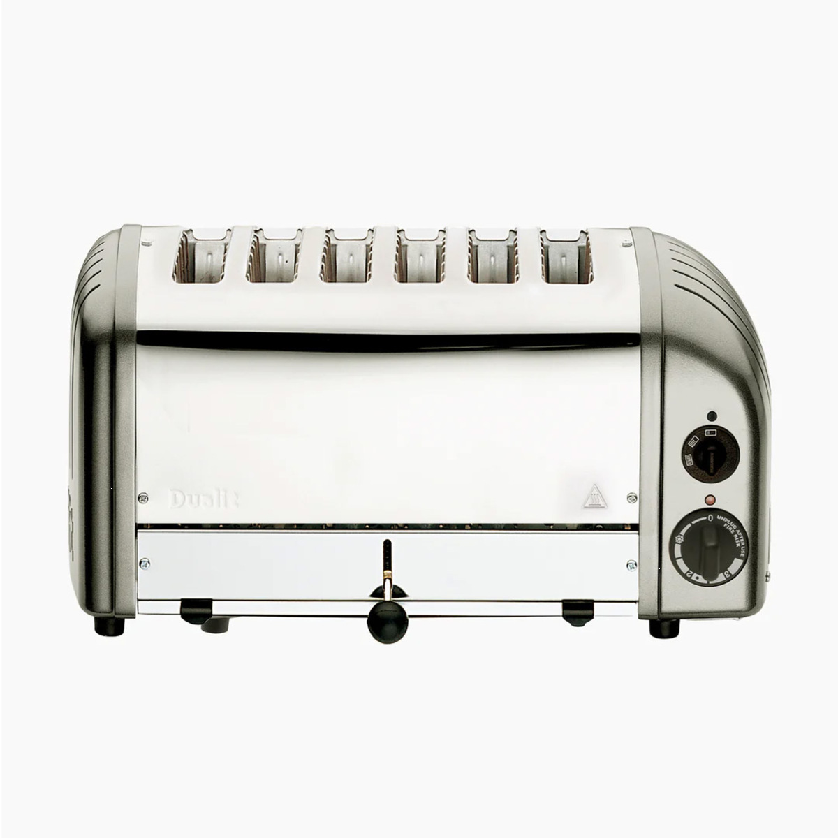 Dualit 60147 6 Slot Classic Toaster, Metallic Silver