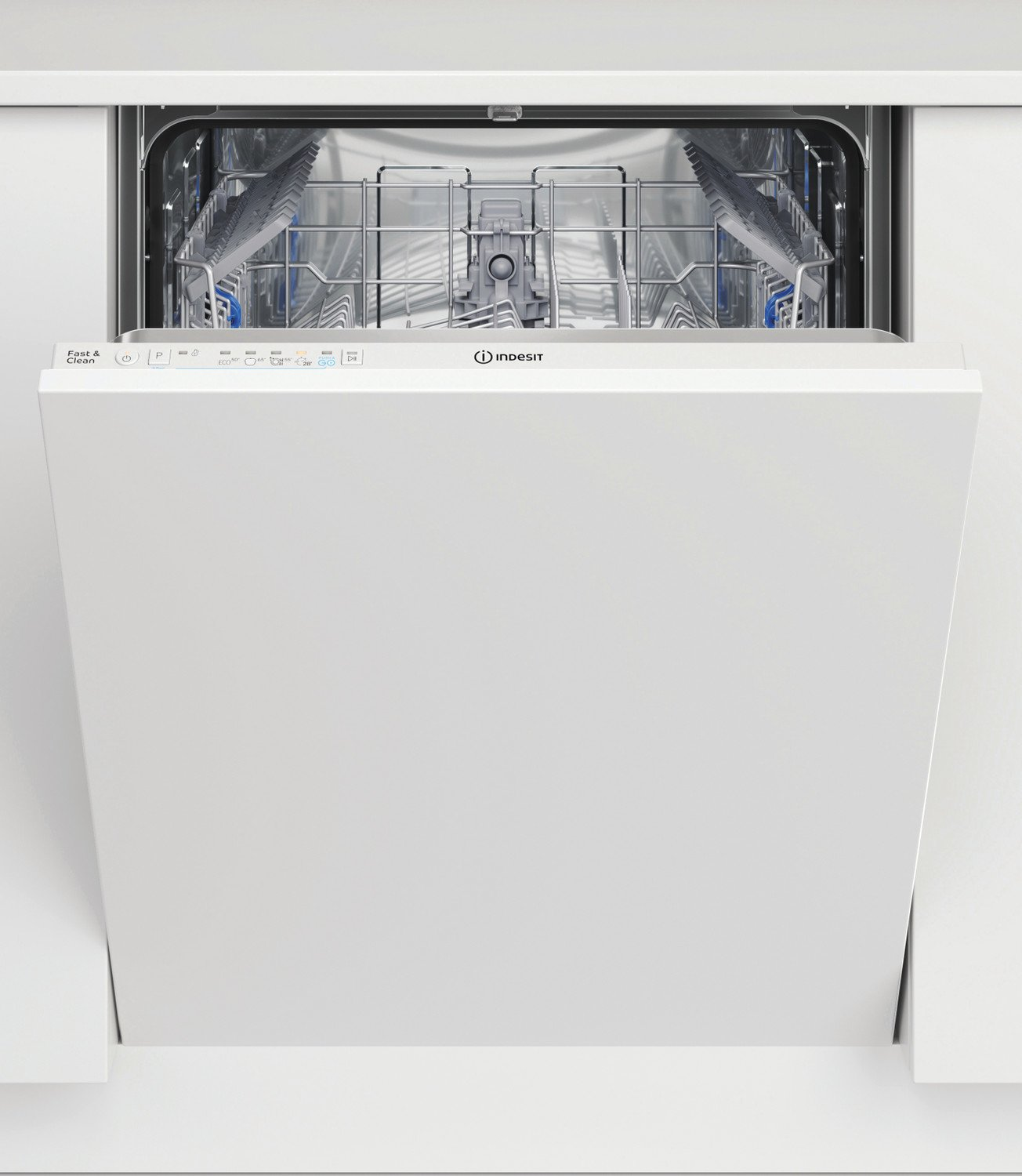 Indesit D2IHL326UK Full Size Dishwasher - White- 14 Place Settings