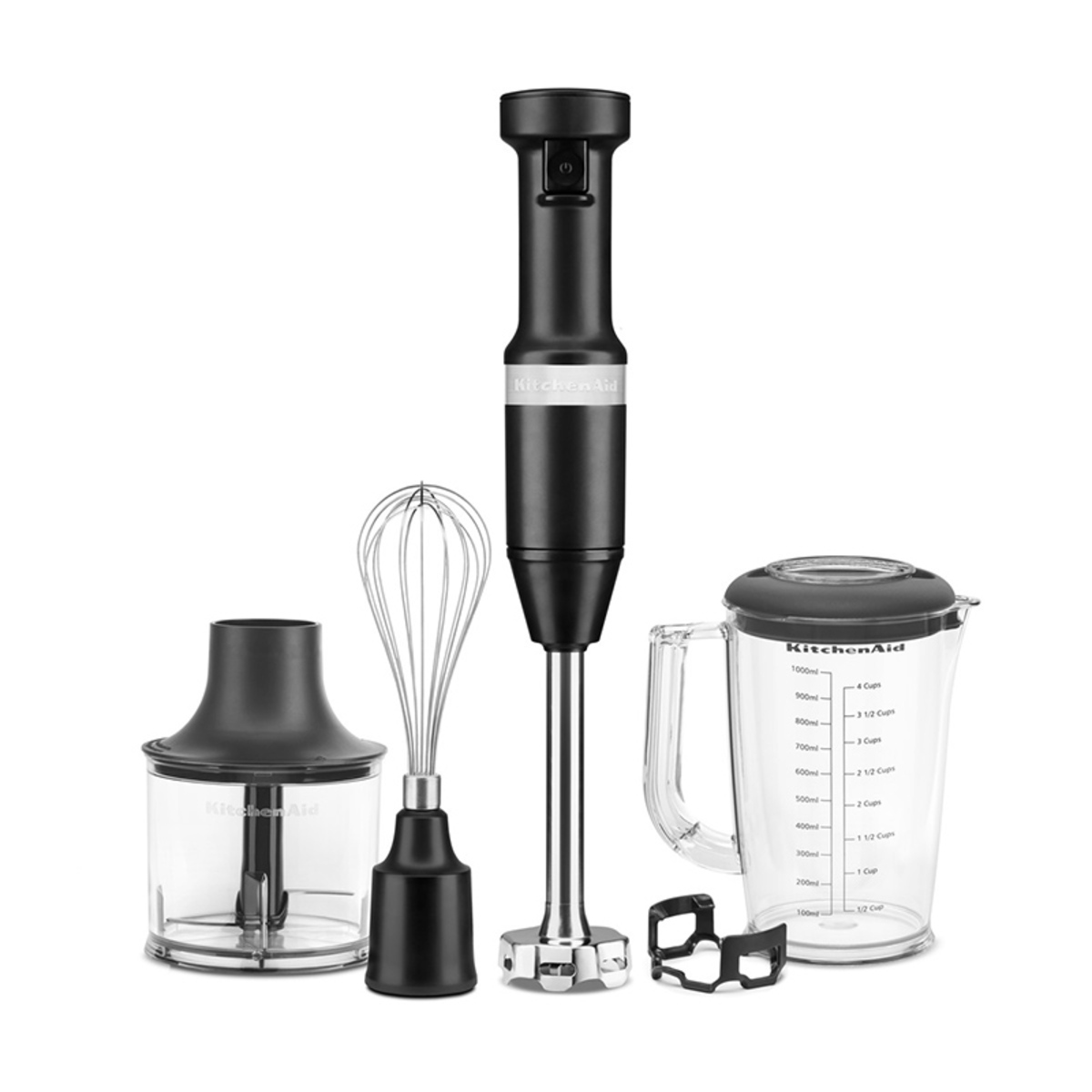 KitchenAid 5KHBV83BBM Versatile Hand Blender in Matte Black