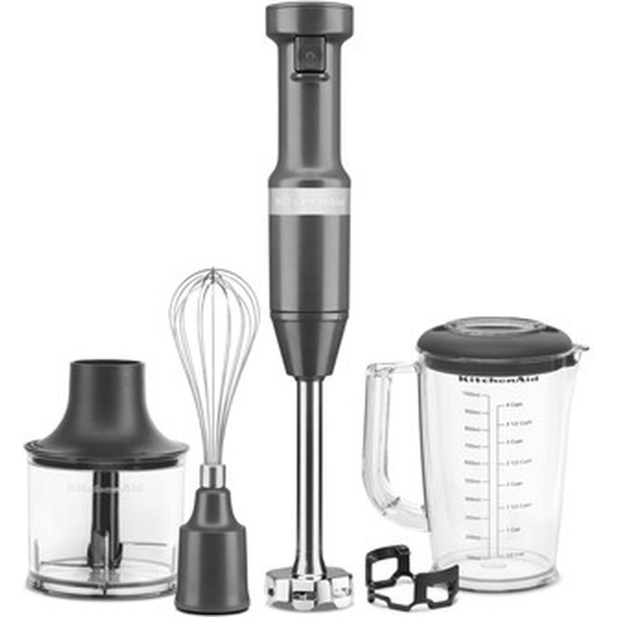 KitchenAid 5KHBV83BDG Versatile Hand Blender in Charcoal Grey