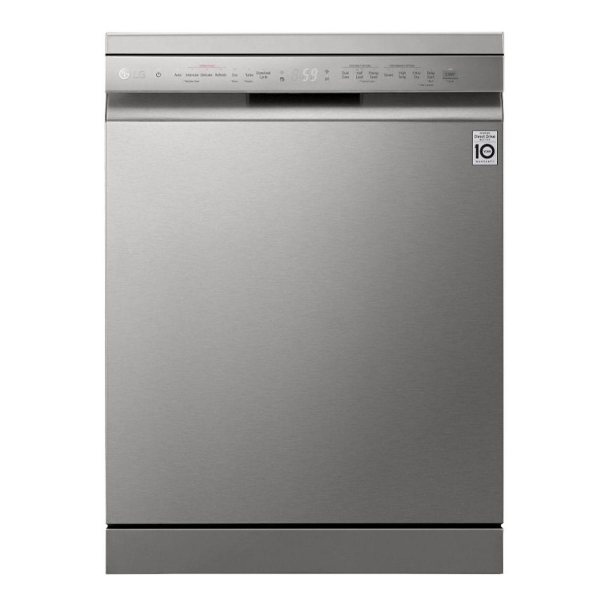 LG DF222FPS E Rated 60cm TrueSteam QuadWash Dishwasher