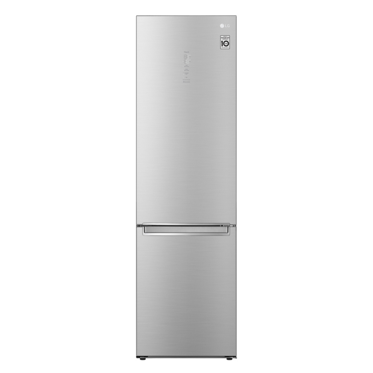 LG GBB92STACP1 C Rated 384L 60cm Tall Fridge Freezer, Stainless Steel
