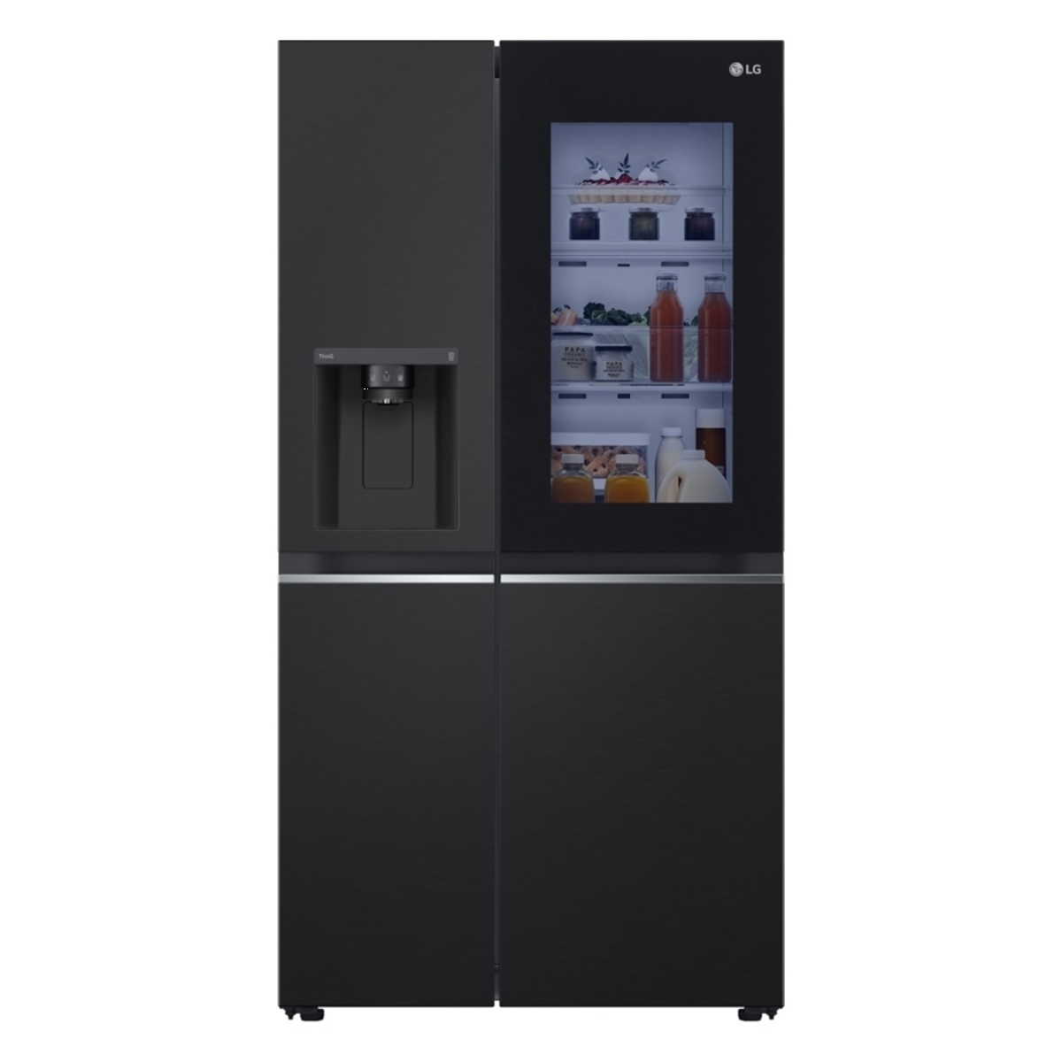 LG GSGV81EPLD D Rated InstaView 635L Door-in-Door Fridge Freezer