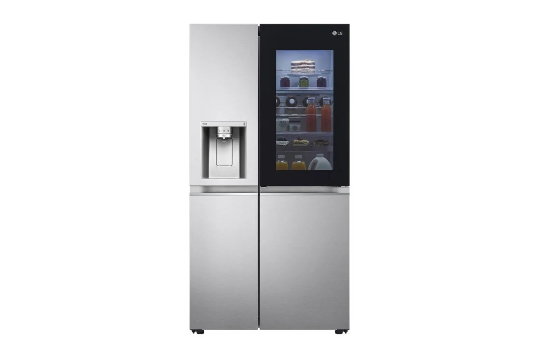 LG GSXV91BSAE InstaView Door-in-Door American Style Fridge Freezer - Stainless Steel
