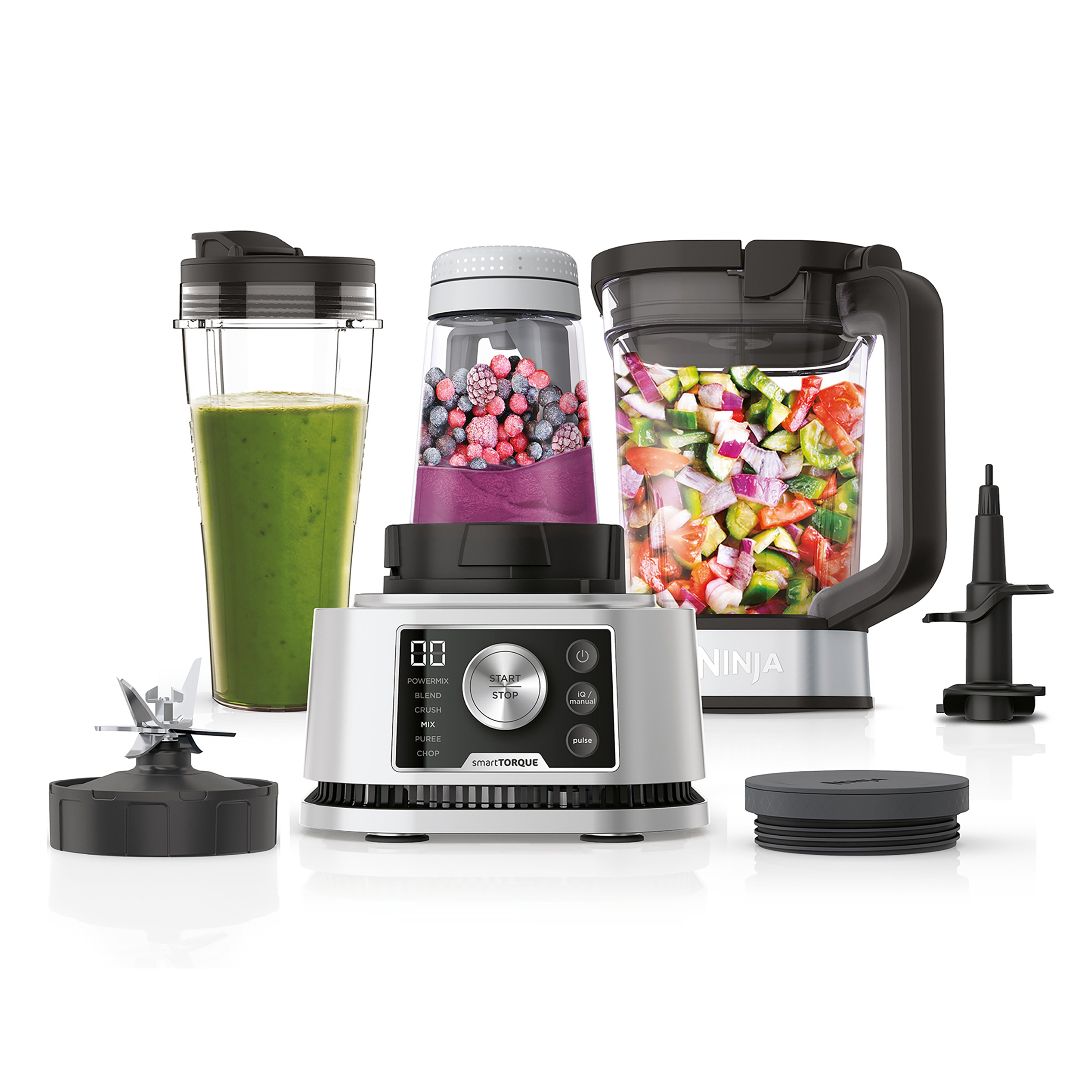 Ninja CB350UK Foodi Power Nutri Blender 3-in-1 with Smart Torque
