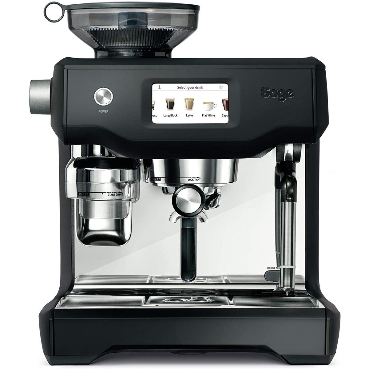 SAGE SES990BTR4GUK1 The Oracle Touch A Fully Automatic Coffee Machine, Black Truffle