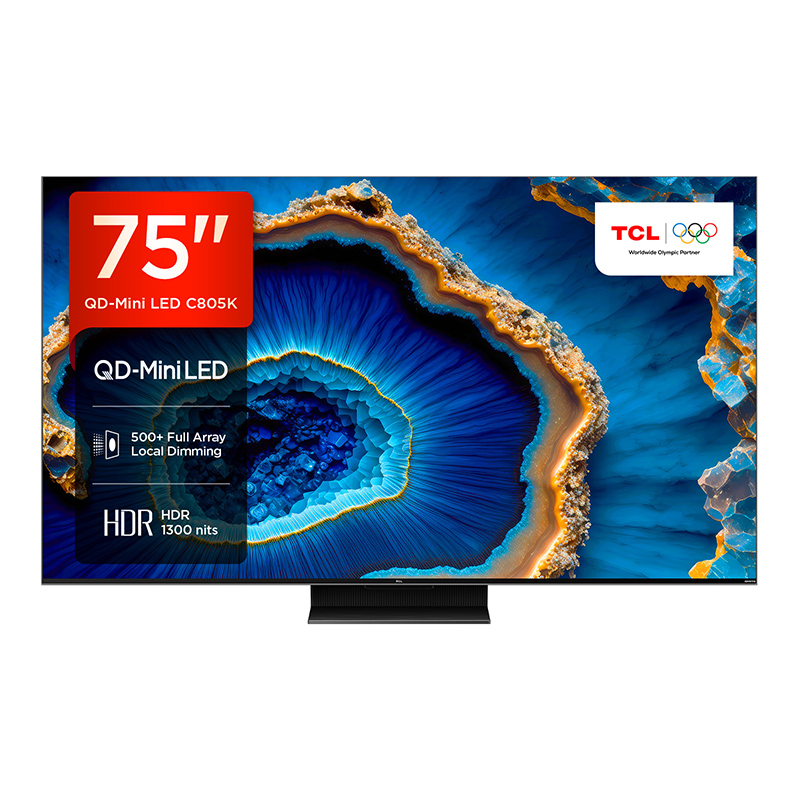 TCL 75C805K 75\" 4K QLED Mini-LED HDR Google TV
