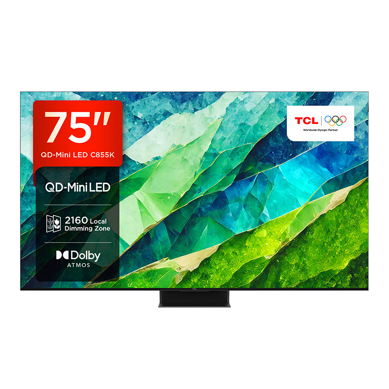 TCL 75C855K 75\" 4K QLED HDR Premium Google TV