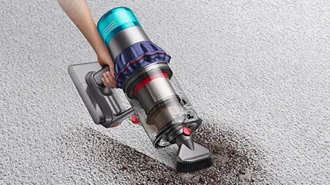 Stubborn Dirt Brush getting dirt out of a carpet.