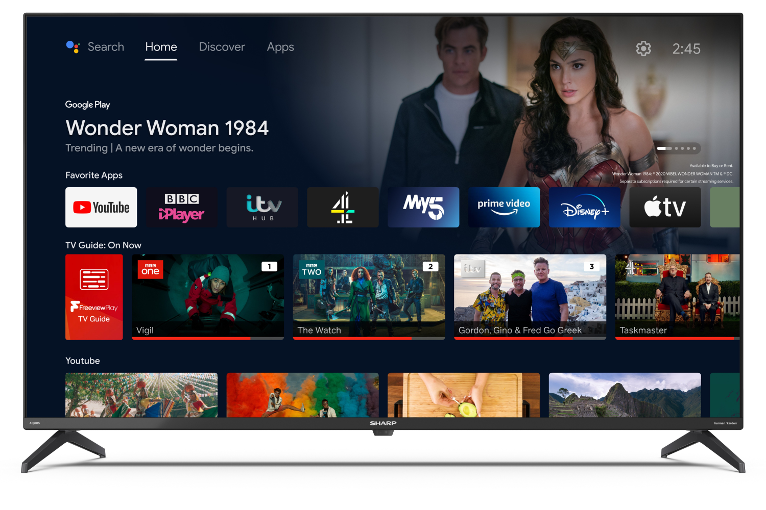 43`4K Ultra HD Smart TV