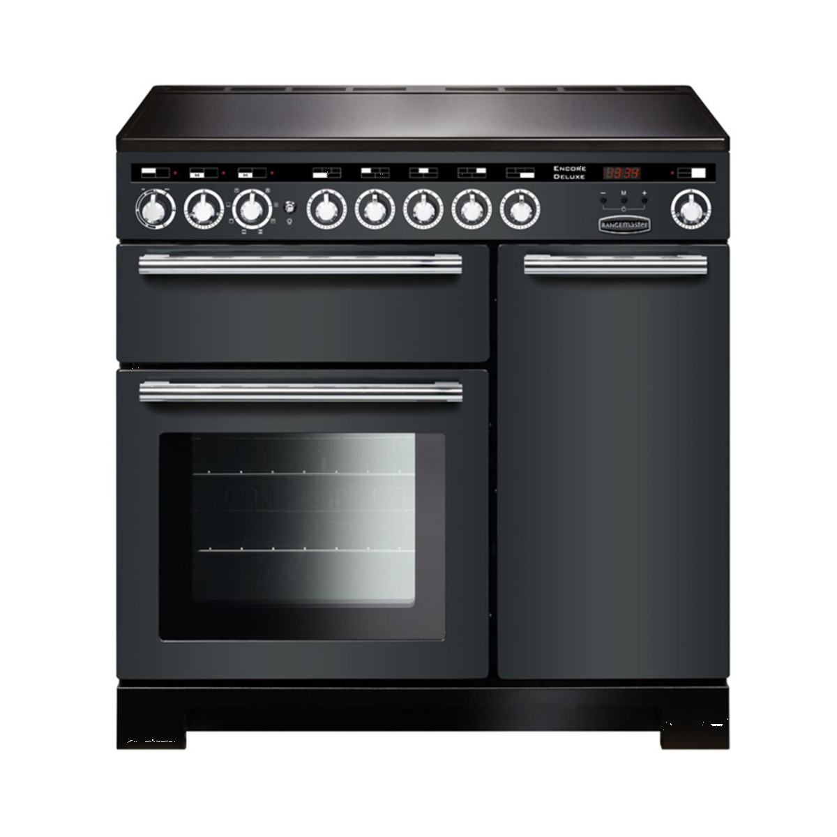117310 ENCORE Deluxe 110cm Induction Range Cooker, Slate/Chrome Trim