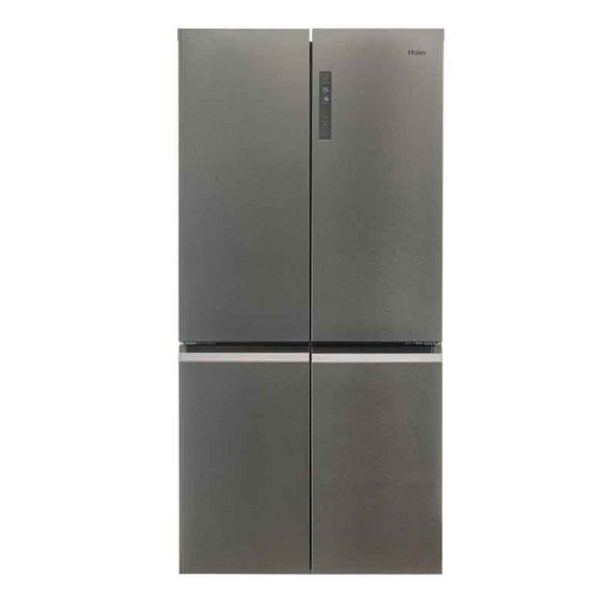 Haier Platinum Inox F Rated 4 Door Fridge Freezer 528L
