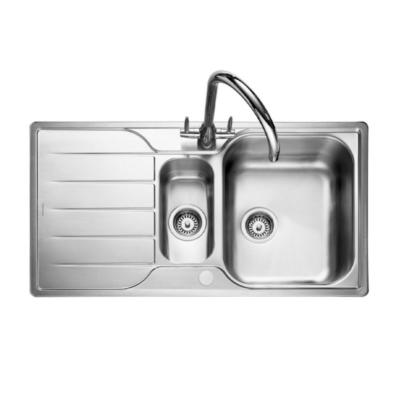 Michigan Stainless Steel Inset Sink 1.5 Bowls