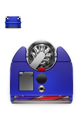360 Robot 65 Minutes Run Time Moulded Blue Nickel