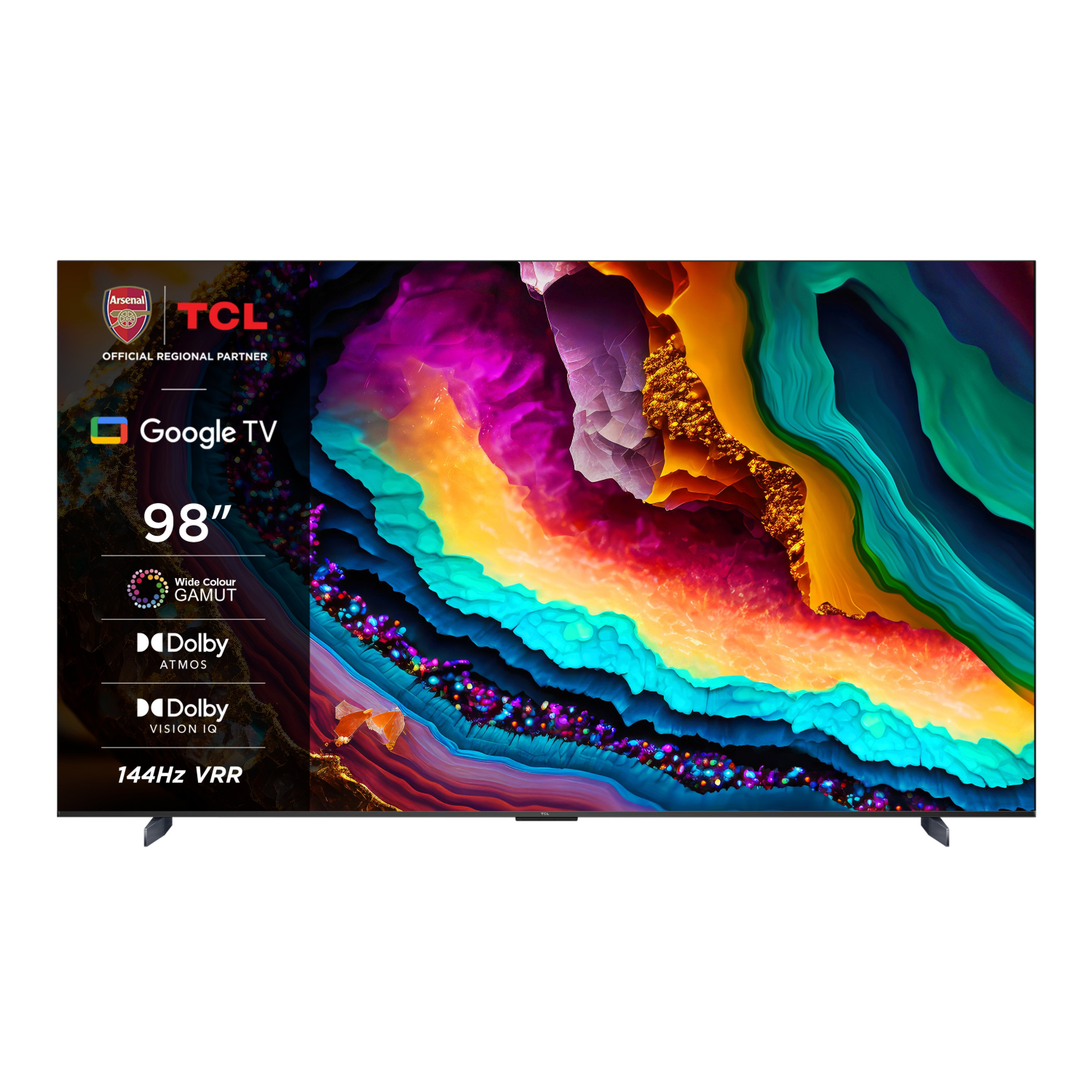 Tcl Black 98`` 4K Uhd Hdr Google Tv Size 4