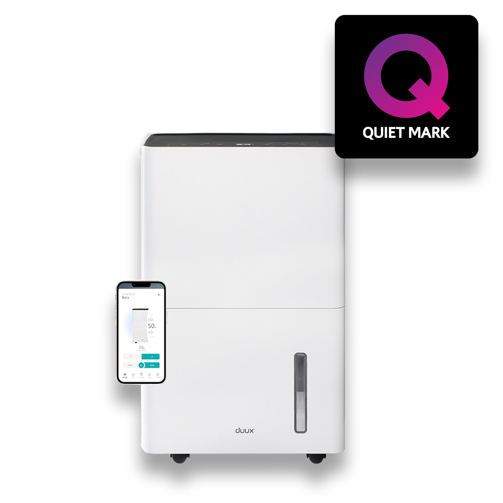 Bora 30L Smart Dehumidifier, White