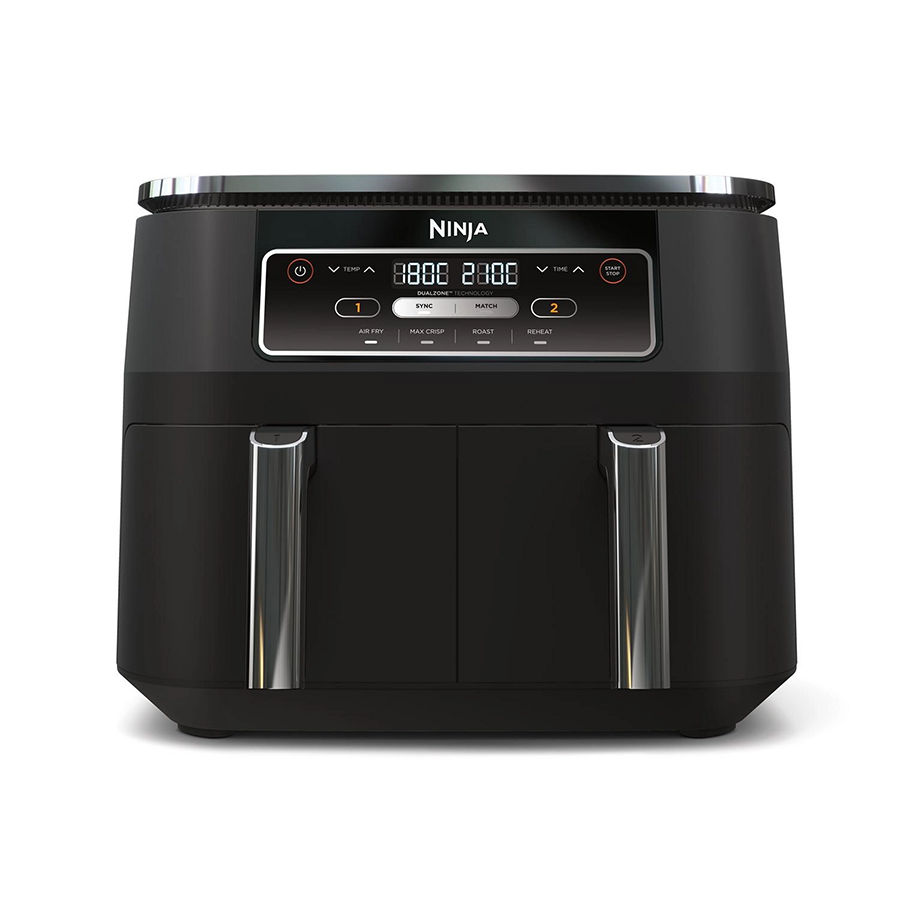 Ninja Black Foodi 4-In-1 Dual Zone Air Fryer 7.6L