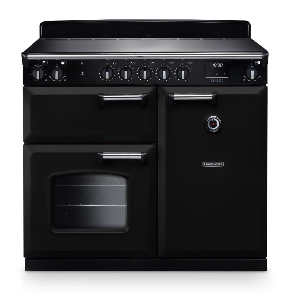 Classic 100cm Induction Cooker Black Chrome